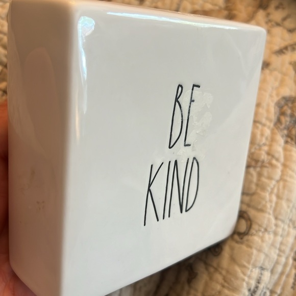 RAE DUNN STAY HUMBLE/BE KIND CERAMIC BLOCK - Picture 8 of 9